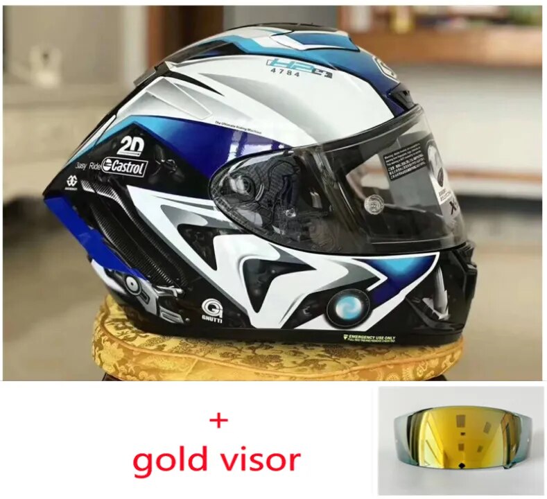 gold visor