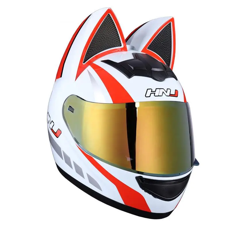 White RD-Gold Visor