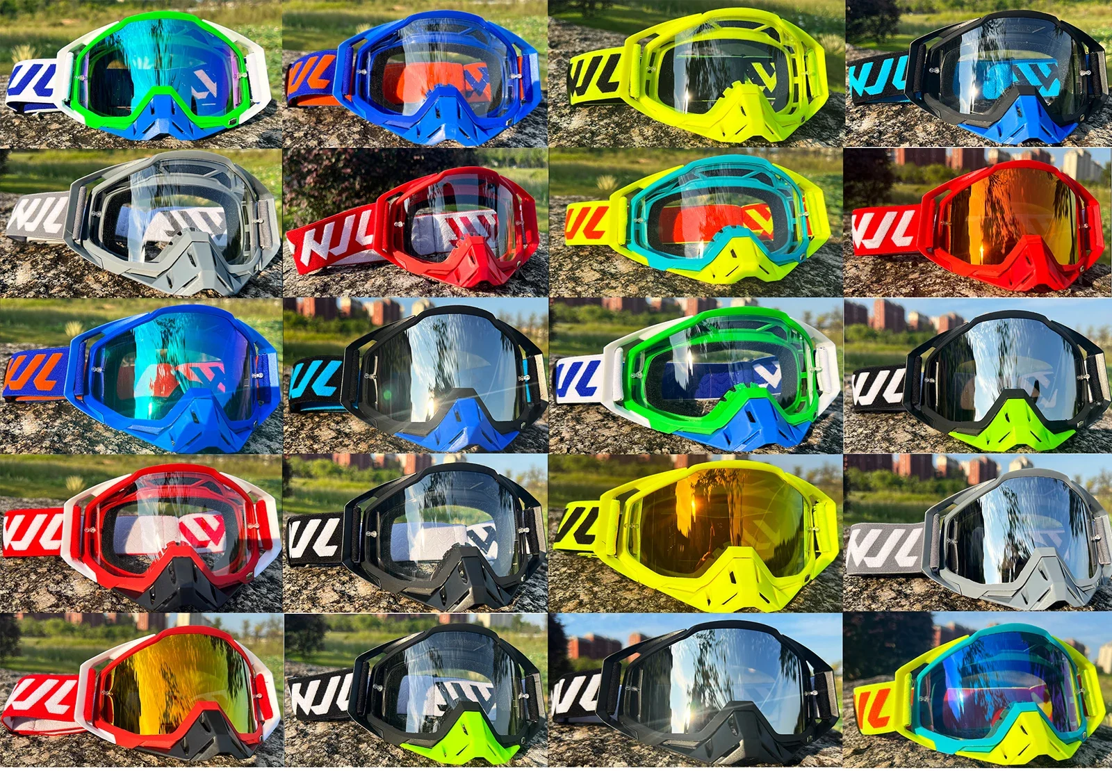Rabbagash Adventure Motorcycle Goggles