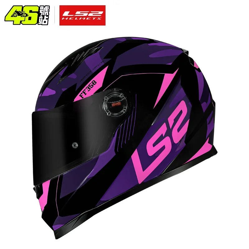 LS2 Draze Full Face Capacete Masculino For women ls2 FF358 Motocross Racing Man Woman Casco Moto Casque No Pump ECE Approved