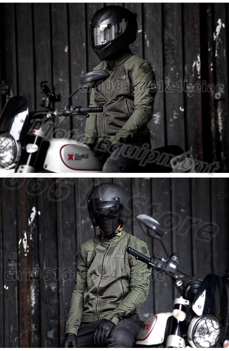 Motorcycle Cycling Jackets Men's Riding Clothes Summer Mesh Breathable with Protective Equipment Accessories Motorcycle Cycling Jackets Men's Riding Clothes Summer Mesh Breathable with Protective Equipment Accessories