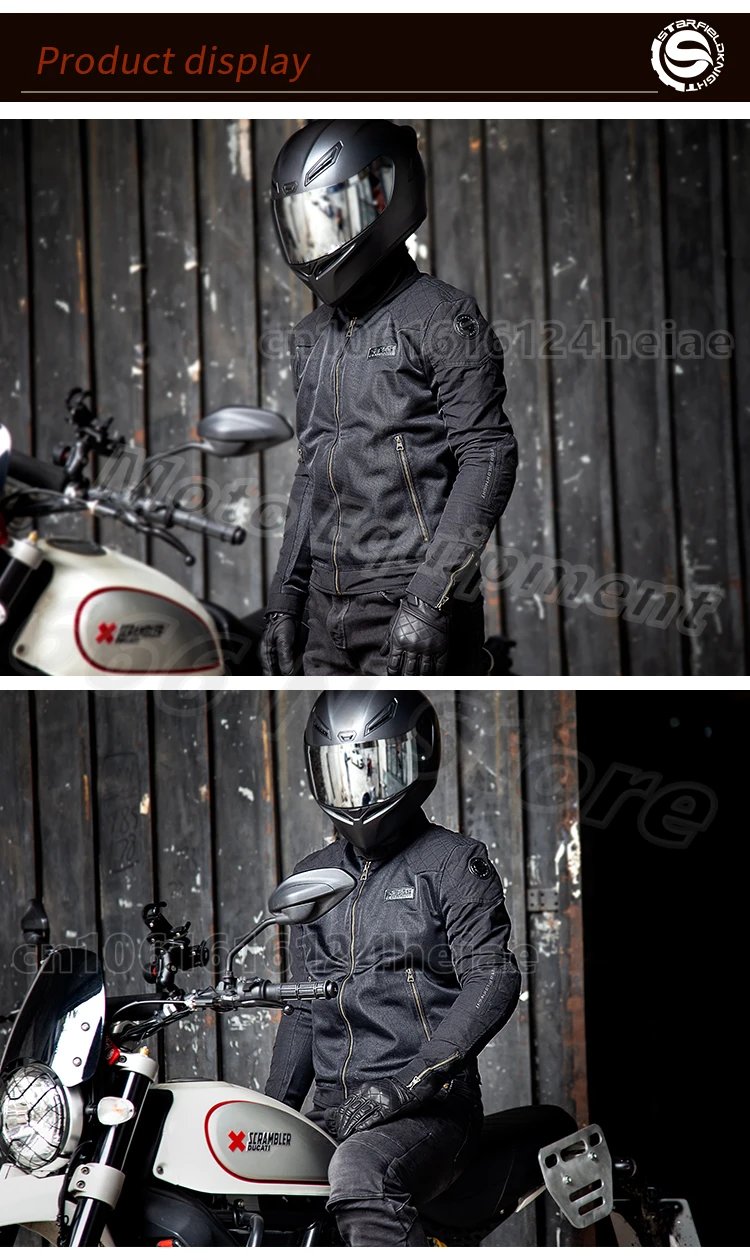 Motorcycle Cycling Jackets Men's Riding Clothes Summer Mesh Breathable with Protective Equipment Accessories Motorcycle Cycling Jackets Men's Riding Clothes Summer Mesh Breathable with Protective Equipment Accessories