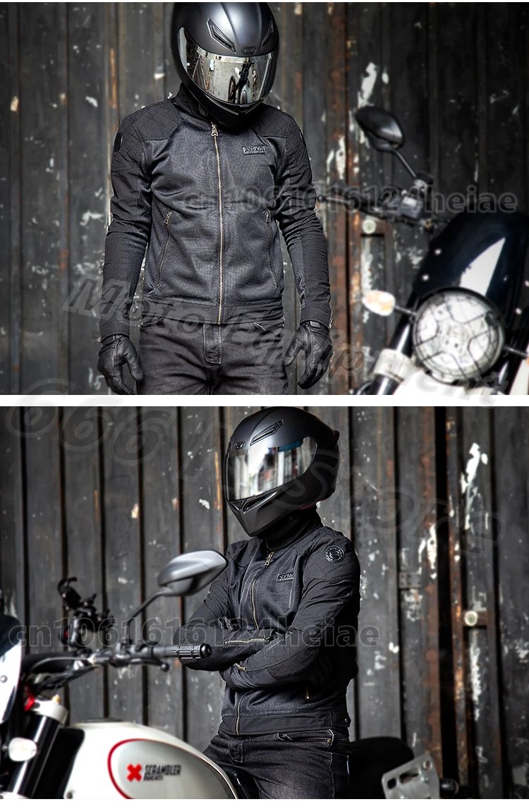 Motorcycle Cycling Jackets Men's Riding Clothes Summer Mesh Breathable with Protective Equipment Accessories Motorcycle Cycling Jackets Men's Riding Clothes Summer Mesh Breathable with Protective Equipment Accessories