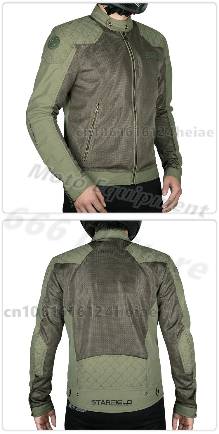 Motorcycle Cycling Jackets Men's Riding Clothes Summer Mesh Breathable with Protective Equipment Accessories Motorcycle Cycling Jackets Men's Riding Clothes Summer Mesh Breathable with Protective Equipment Accessories