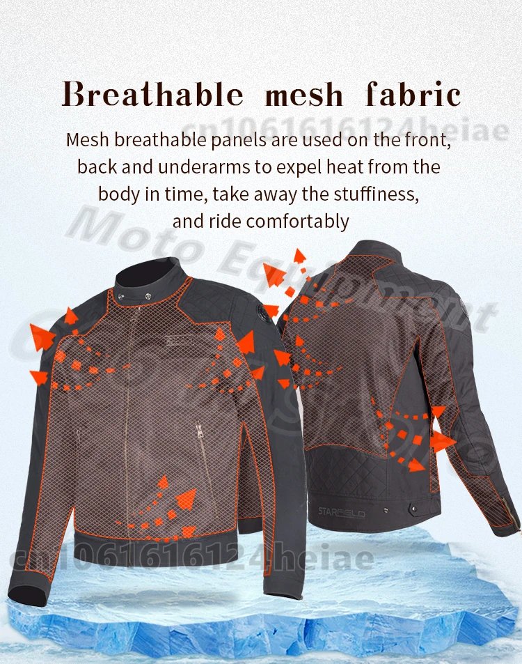 Motorcycle Cycling Jackets Men's Riding Clothes Summer Mesh Breathable with Protective Equipment Accessories Motorcycle Cycling Jackets Men's Riding Clothes Summer Mesh Breathable with Protective Equipment Accessories