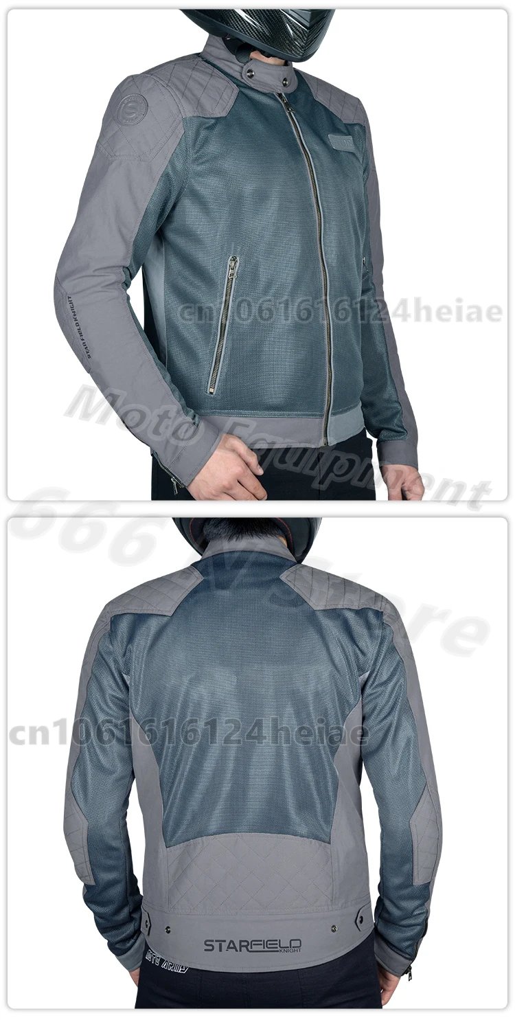 Motorcycle Cycling Jackets Men's Riding Clothes Summer Mesh Breathable with Protective Equipment Accessories Motorcycle Cycling Jackets Men's Riding Clothes Summer Mesh Breathable with Protective Equipment Accessories