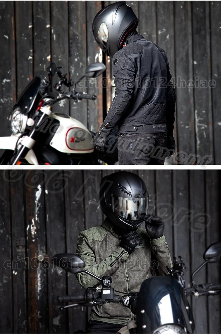 Motorcycle Cycling Jackets Men's Riding Clothes Summer Mesh Breathable with Protective Equipment Accessories Motorcycle Cycling Jackets Men's Riding Clothes Summer Mesh Breathable with Protective Equipment Accessories