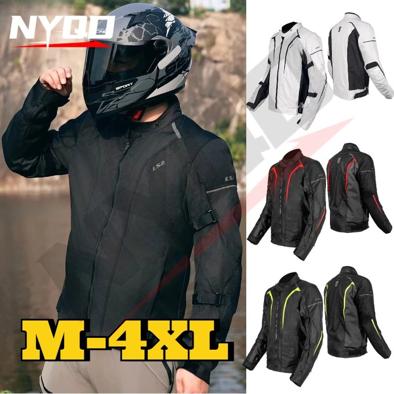 LS2 Winter Motorcycle Jacket Men Women Waterproof Windproof Biker Jacket Thermal Motocross Jacket Moto Clothes
