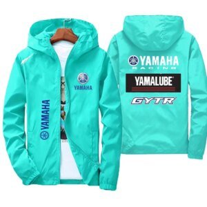 2026 new men’s Yamaha GYTR motorcycle windproof hooded jacket men’s outdoor sports enthusiasts Yamaha zipper jacket
