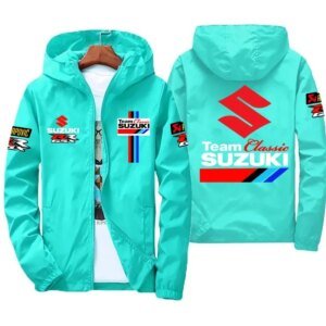 New Suzuki Racing Spring-Autumn Jacket – Men’s Windproof Coat – Casual Fashion Sportswear – Outdoor Fashion Couple’s Jacket – Mu