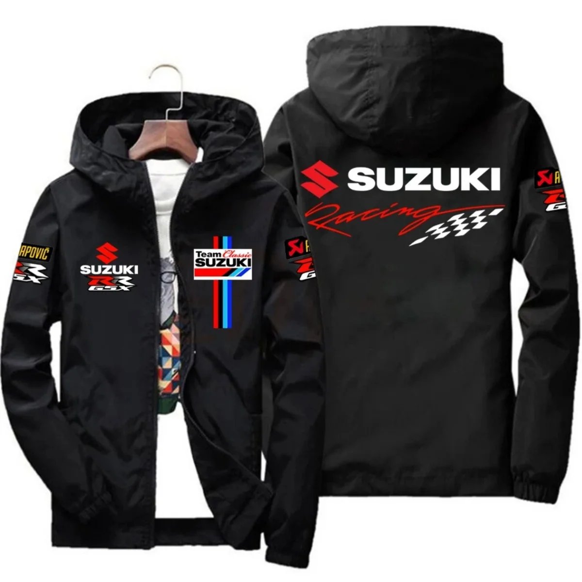 New Suzuki Racing Spring-Autumn Jacket - Men's Windproof Coat - Casual Fashion Sportswear - Outdoor Fashion Couple's Jacket - Mu