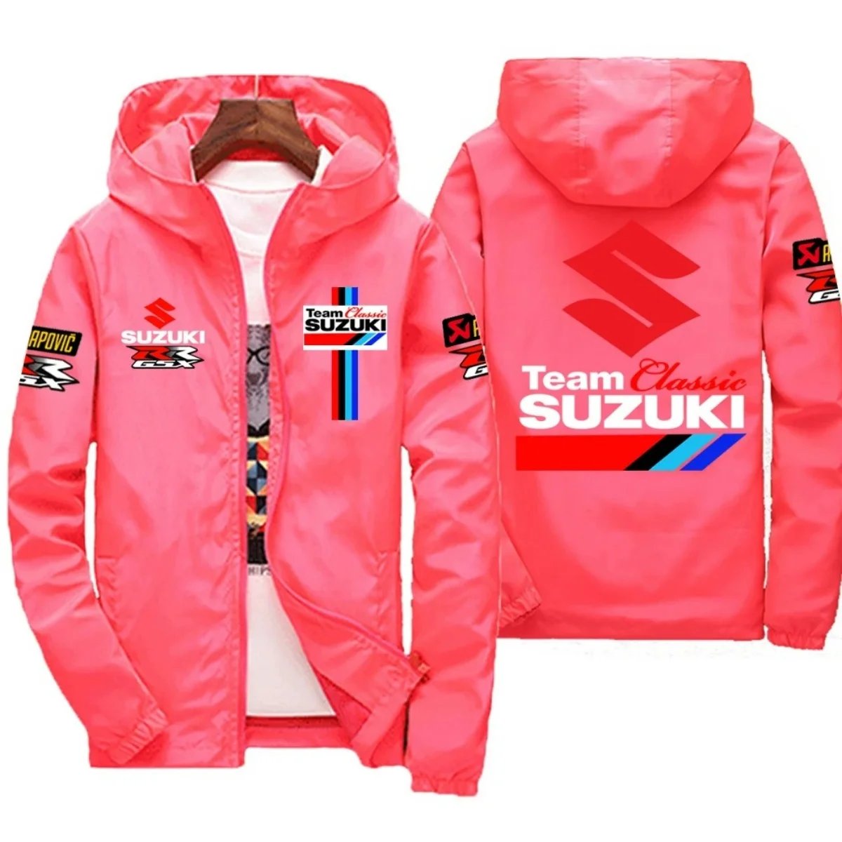 New Suzuki Racing Spring-Autumn Jacket - Men's Windproof Coat - Casual Fashion Sportswear - Outdoor Fashion Couple's Jacket - Mu New Suzuki Racing Spring-Autumn Jacket - Men's Windproof Coat - Casual Fashion Sportswear - Outdoor Fashion Couple's Jacket - Mu