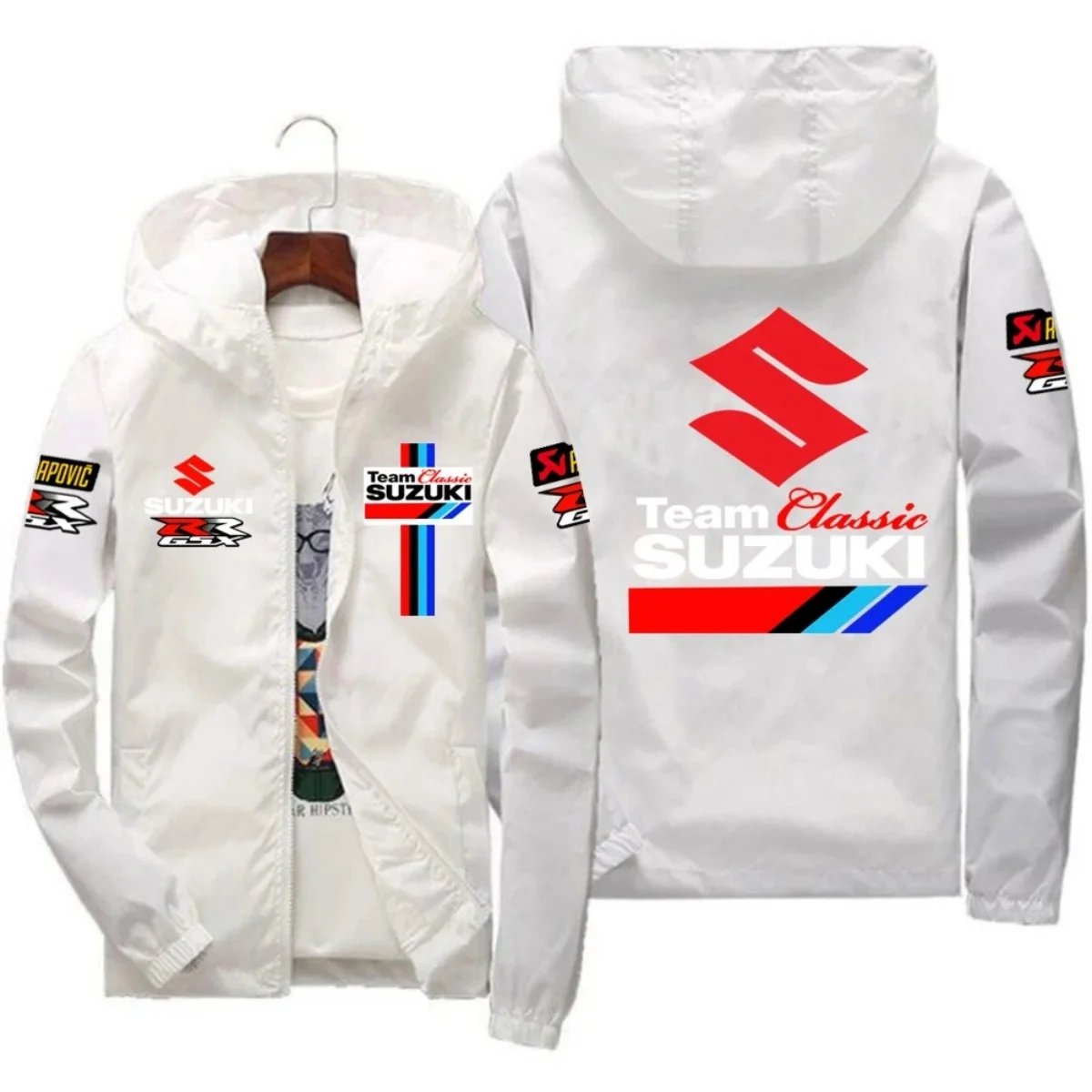 New Suzuki Racing Spring-Autumn Jacket - Men's Windproof Coat - Casual Fashion Sportswear - Outdoor Fashion Couple's Jacket - Mu New Suzuki Racing Spring-Autumn Jacket - Men's Windproof Coat - Casual Fashion Sportswear - Outdoor Fashion Couple's Jacket - Mu