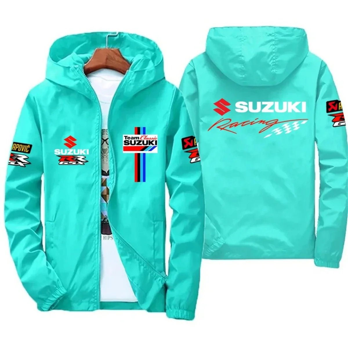 New Suzuki Racing Spring-Autumn Jacket - Men's Windproof Coat - Casual Fashion Sportswear - Outdoor Fashion Couple's Jacket - Mu New Suzuki Racing Spring-Autumn Jacket - Men's Windproof Coat - Casual Fashion Sportswear - Outdoor Fashion Couple's Jacket - Mu