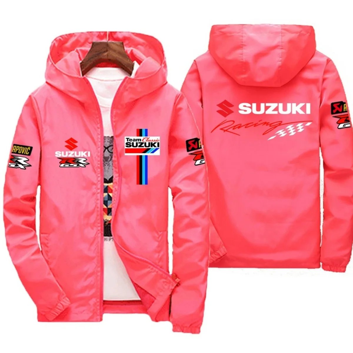New Suzuki Racing Spring-Autumn Jacket - Men's Windproof Coat - Casual Fashion Sportswear - Outdoor Fashion Couple's Jacket - Mu New Suzuki Racing Spring-Autumn Jacket - Men's Windproof Coat - Casual Fashion Sportswear - Outdoor Fashion Couple's Jacket - Mu
