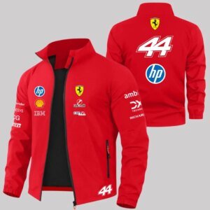 Scuderia Ferrari 2026 Charles Leclerc Hamilton Schumacher Jacket, Outdoor MOTO Windproof Jacket, Men’s and Women’s Fan Jackets