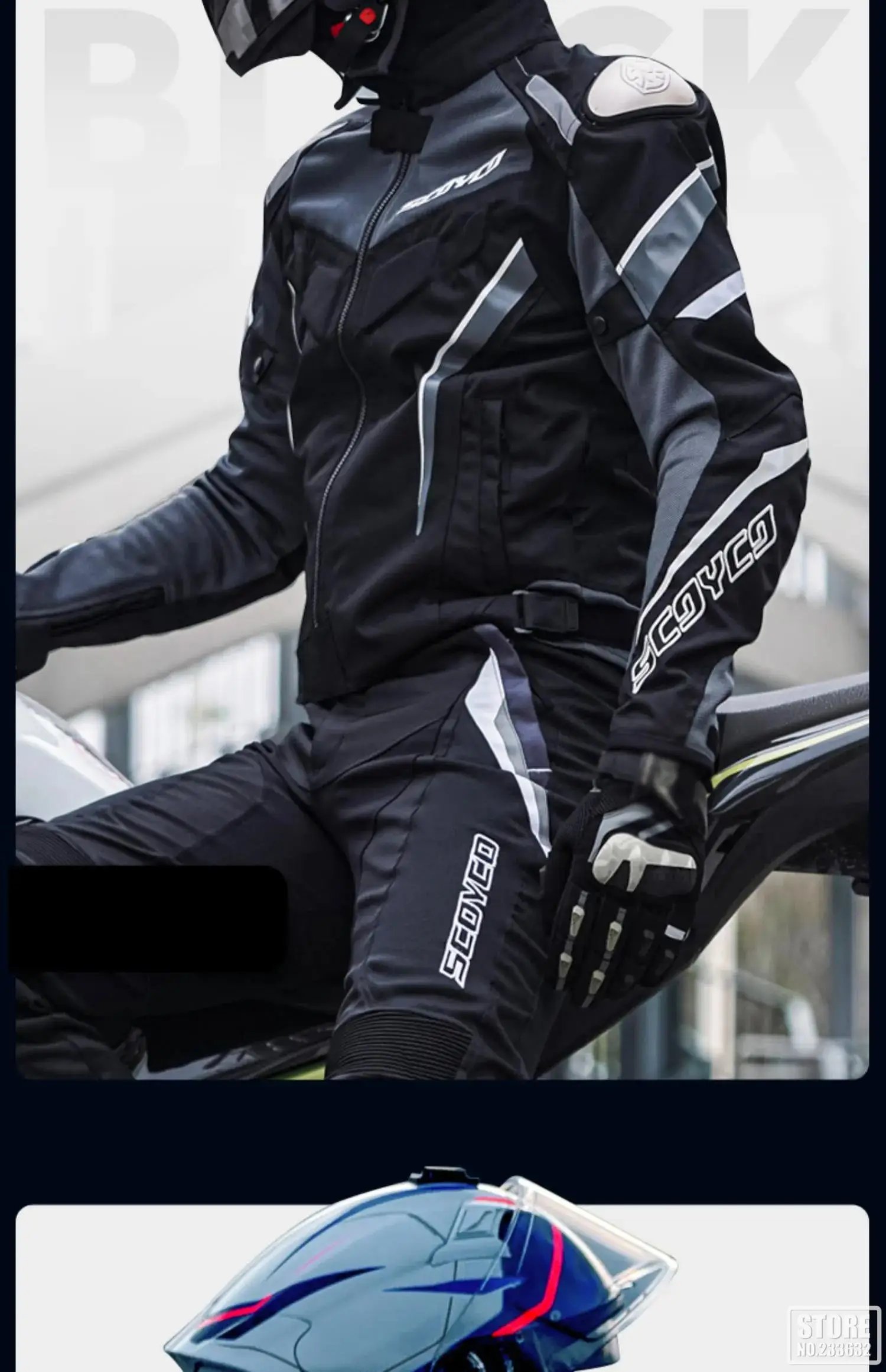 SCOYCO Motorcycle Jacket Pants Suit Men Waterproof Motocross Moto Jacket Protective Breathable Mesh Anti-fall Racing Jacket SCOYCO Motorcycle Jacket Pants Suit Men Waterproof Motocross Moto Jacket Protective Breathable Mesh Anti-fall Racing Jacket