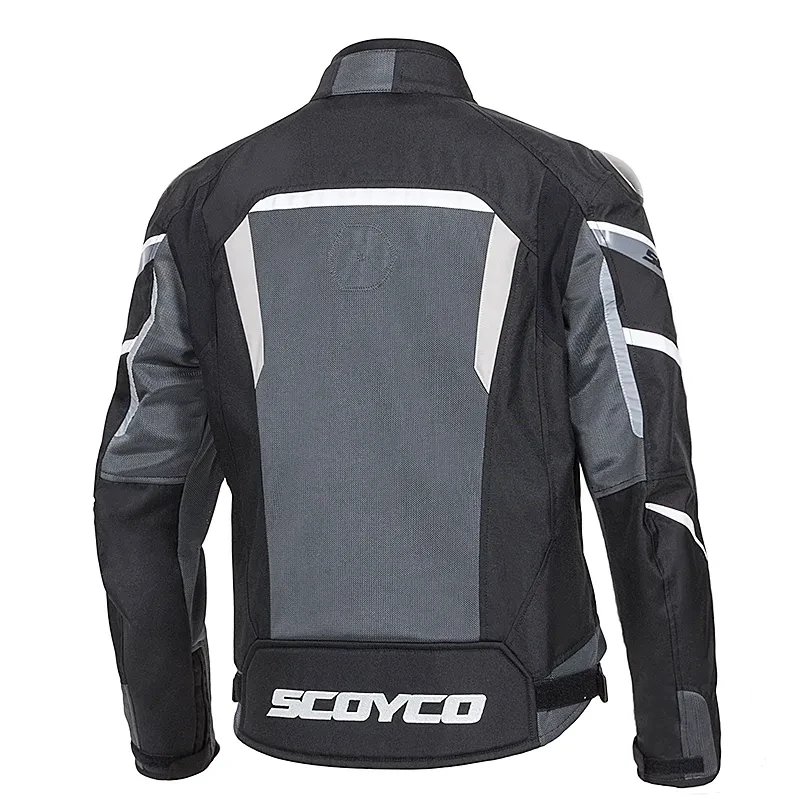 SCOYCO Motorcycle Jacket Pants Suit Men Waterproof Motocross Moto Jacket Protective Breathable Mesh Anti-fall Racing Jacket