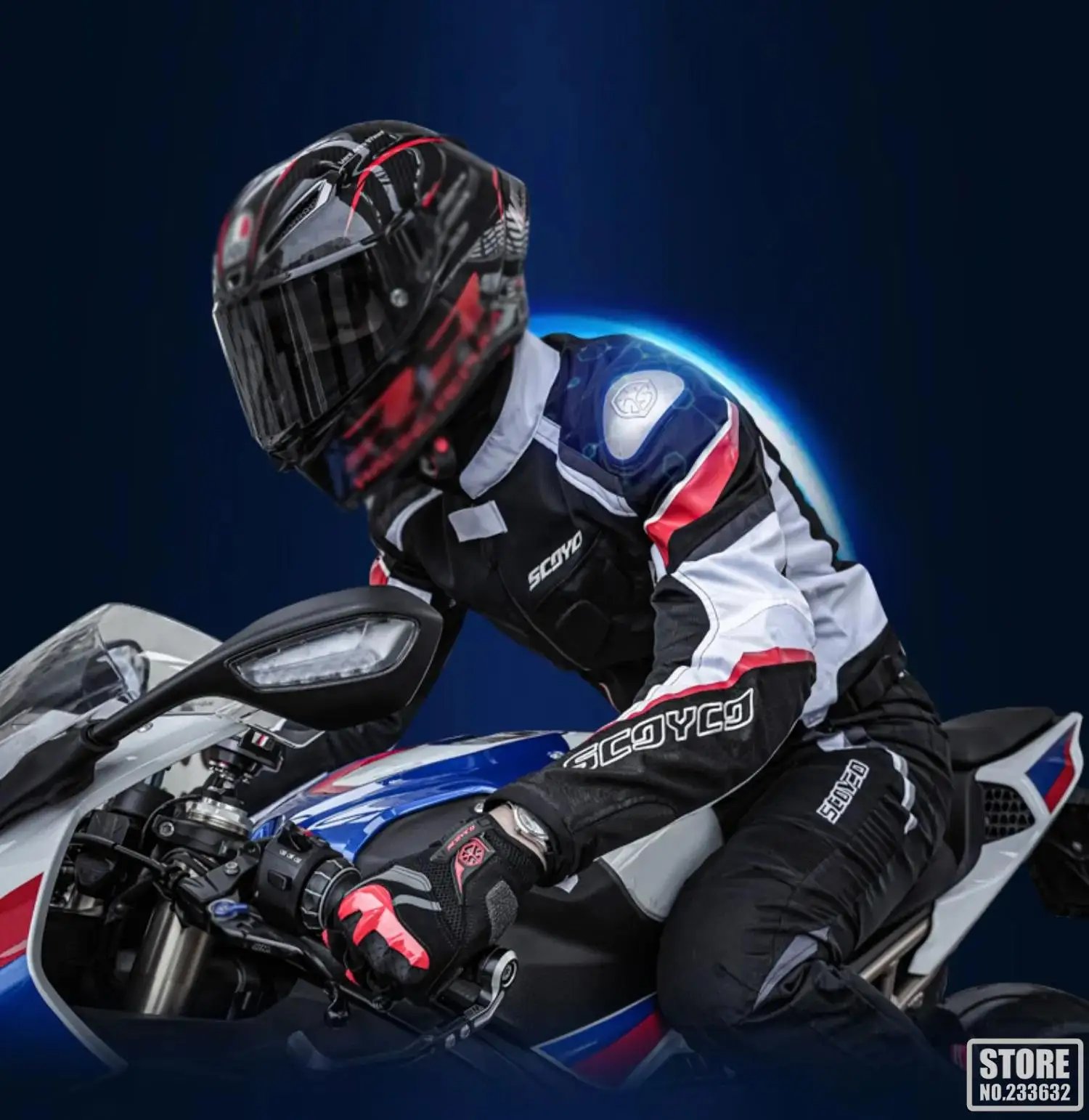 SCOYCO Motorcycle Jacket Pants Suit Men Waterproof Motocross Moto Jacket Protective Breathable Mesh Anti-fall Racing Jacket SCOYCO Motorcycle Jacket Pants Suit Men Waterproof Motocross Moto Jacket Protective Breathable Mesh Anti-fall Racing Jacket