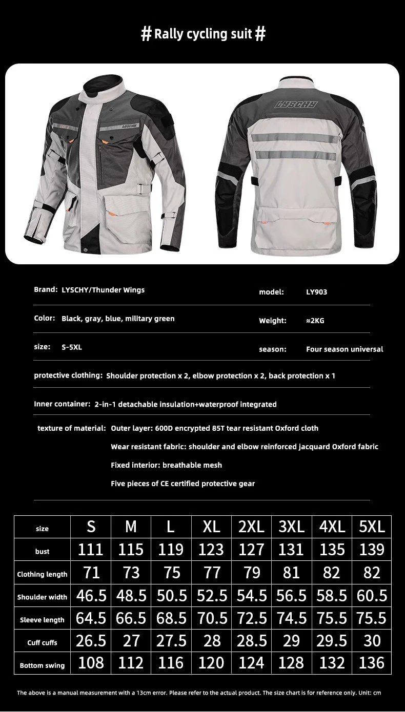 Motocross Jacket Pants Winter Warm Waterproof Motorcycle Riding Jacket Men Women Outdoor Off-Road Motorbike Rally Jack Motocross Jacket Pants Winter Warm Waterproof Motorcycle Riding Jacket Men Women Outdoor Off-Road Motorbike Rally Jack