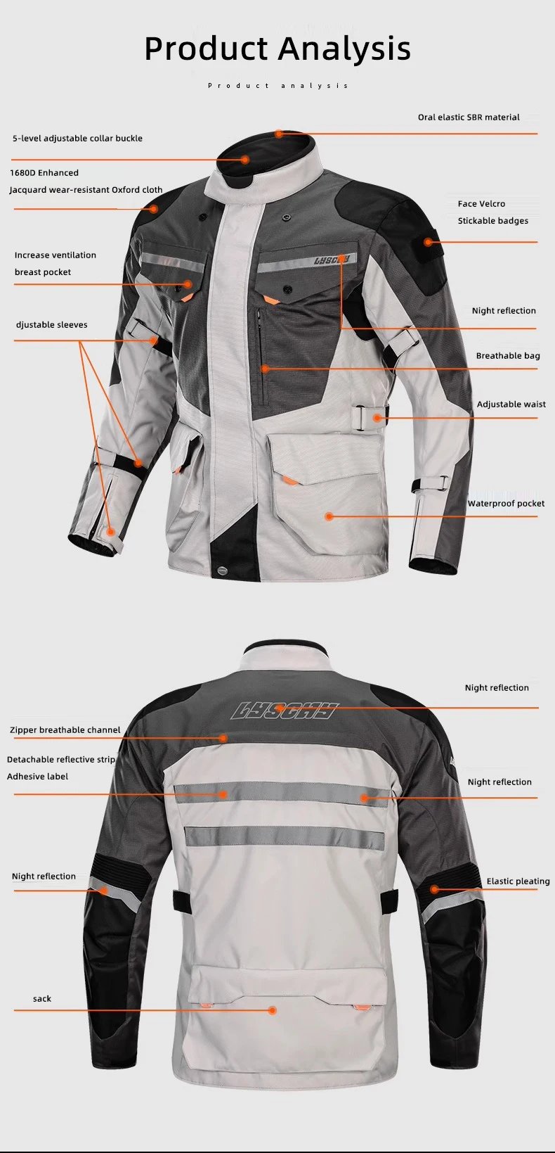 Motocross Jacket Pants Winter Warm Waterproof Motorcycle Riding Jacket Men Women Outdoor Off-Road Motorbike Rally Jack Motocross Jacket Pants Winter Warm Waterproof Motorcycle Riding Jacket Men Women Outdoor Off-Road Motorbike Rally Jack