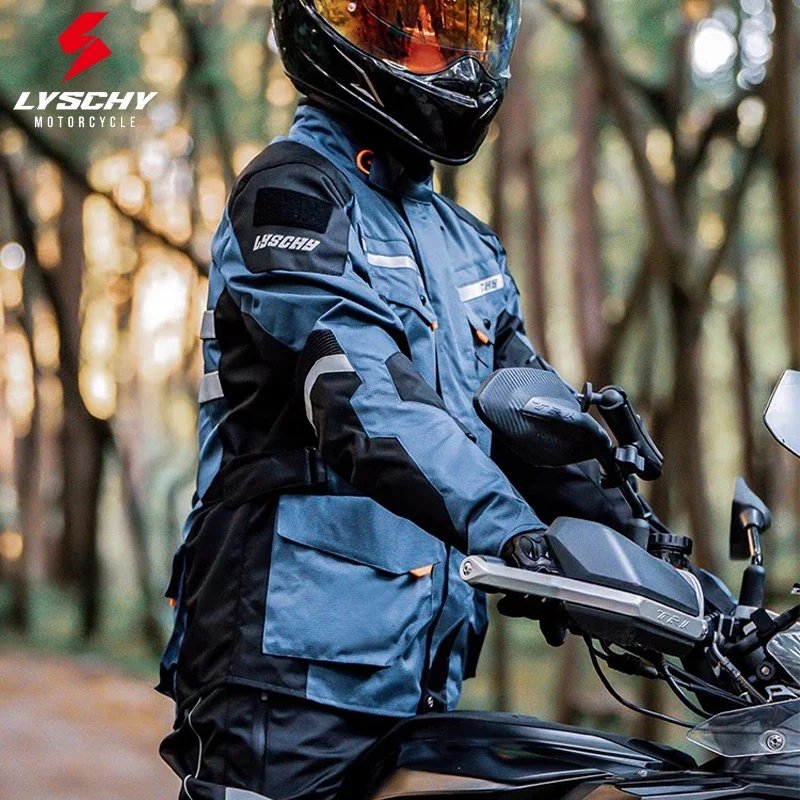Motocross Jacket Pants Winter Warm Waterproof Motorcycle Riding Jacket Men Women Outdoor Off-Road Motorbike Rally Jack