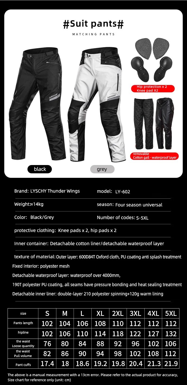 Motocross Jacket Pants Winter Warm Waterproof Motorcycle Riding Jacket Men Women Outdoor Off-Road Motorbike Rally Jack Motocross Jacket Pants Winter Warm Waterproof Motorcycle Riding Jacket Men Women Outdoor Off-Road Motorbike Rally Jack