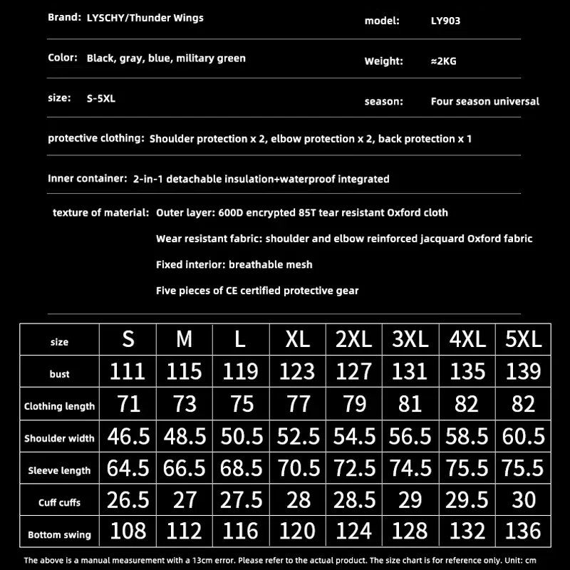 Motocross Jacket Pants Winter Warm Waterproof Motorcycle Riding Jacket Men Women Outdoor Off-Road Motorbike Rally Jack