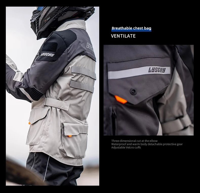 Motocross Jacket Pants Winter Warm Waterproof Motorcycle Riding Jacket Men Women Outdoor Off-Road Motorbike Rally Jack Motocross Jacket Pants Winter Warm Waterproof Motorcycle Riding Jacket Men Women Outdoor Off-Road Motorbike Rally Jack