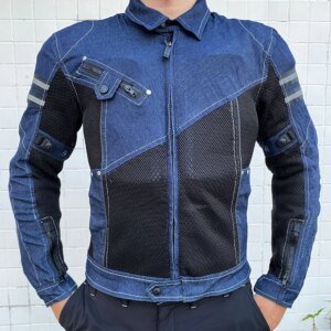 Motorcycle Denim Jacket Mesh Racing Suit Locomotive Anti-fall Clothing Motorcycle Riding Jacket Jeans Motocross Coat Pants Men