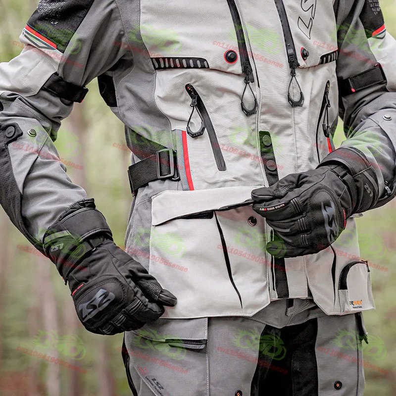 For LS2 MJ130 Motorcycle Jacket, Warm and Waterproof Off-road Jacket, Motorcycle Off-road Jacket, Motorcycle Travel  Equipment