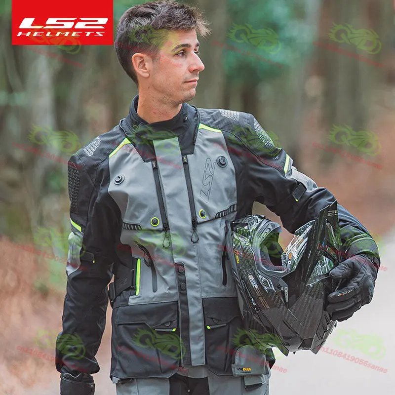 For LS2 MJ130 Motorcycle Jacket, Warm and Waterproof Off-road Jacket, Motorcycle Off-road Jacket, Motorcycle Travel  Equipment