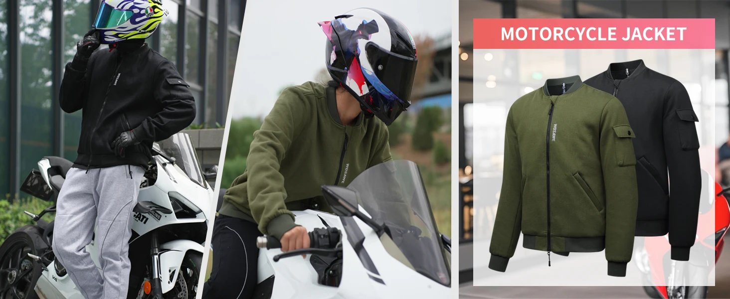 WOSAWE Men's Women's Winter Motorcycle Jacket Warm Motocross Motorbike Checkered Casual Outdoor Riding Shirts WOSAWE Men's Women's Winter Motorcycle Jacket Warm Motocross Motorbike Checkered Casual Outdoor Riding Shirts