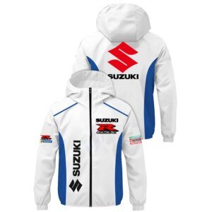 Suzuki Spring And Autumn Team Motorcycles Motorcycle Suits Outdoor Sports Windproof Jackets Casual Zipper Hoodies Men’s Clothing