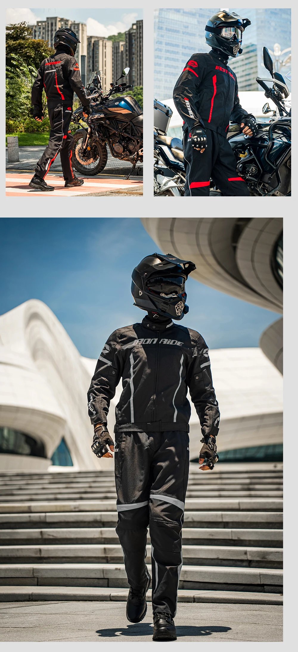 Motorcycle Riding Jacket Anti Fall Anti-collision Breathable Reflective Off-road Riding Jacket All Season Rainproof Riding Pants Motorcycle Riding Jacket Anti Fall Anti-collision Breathable Reflective Off-road Riding Jacket All Season Rainproof Riding Pants