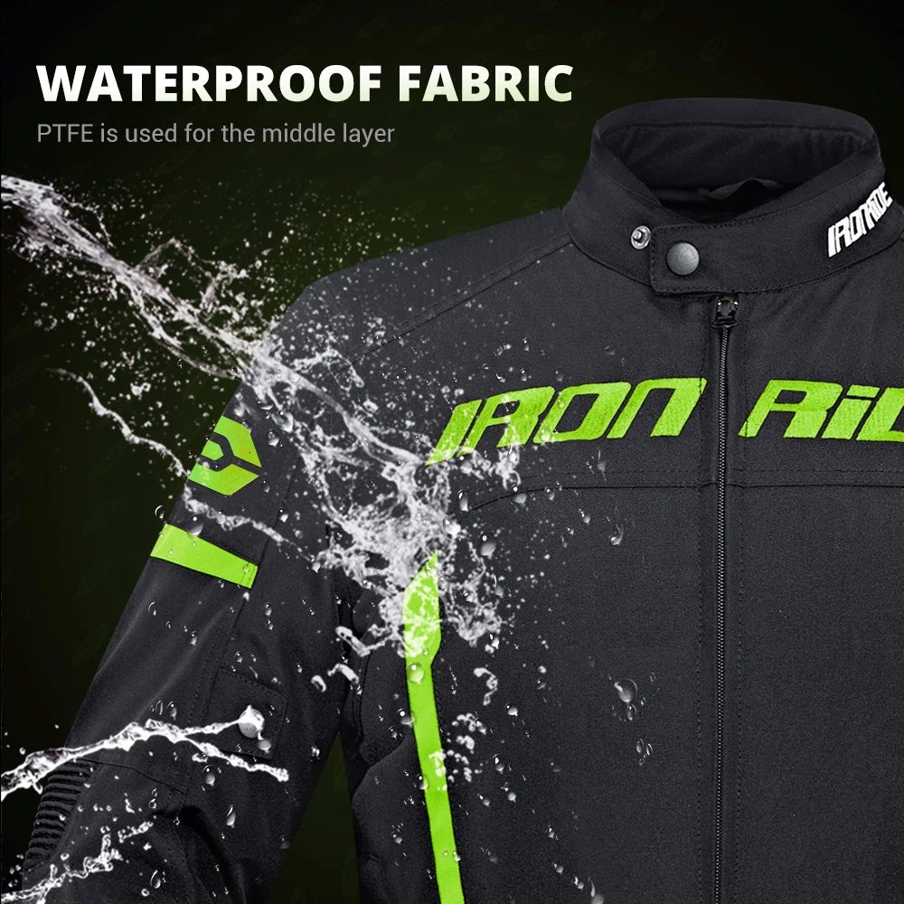 Motorcycle Riding Jacket Anti Fall Anti-collision Breathable Reflective Off-road Riding Jacket All Season Rainproof Riding Pants