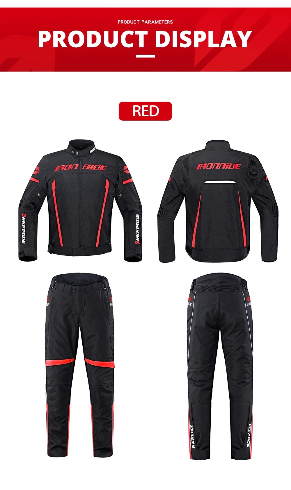 Motorcycle Riding Jacket Anti Fall Anti-collision Breathable Reflective Off-road Riding Jacket All Season Rainproof Riding Pants Motorcycle Riding Jacket Anti Fall Anti-collision Breathable Reflective Off-road Riding Jacket All Season Rainproof Riding Pants