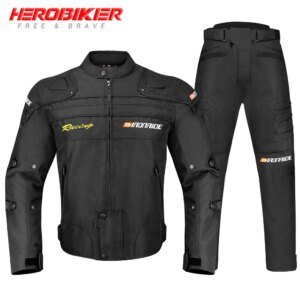 Motorcycle Riding Jacket Rider Waterproof And Warm Off-road Riding Jacket All Season Riding Anti Fall Breathable Riding Pants