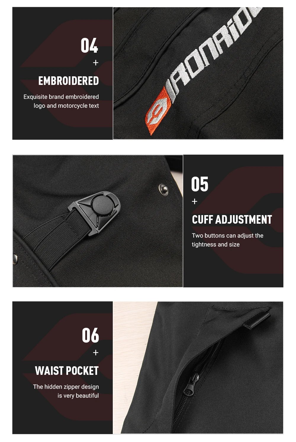 Motorcycle Riding Jacket Rider Waterproof And Warm Off-road Riding Jacket All Season Riding Anti Fall Breathable Riding Pants Motorcycle Riding Jacket Rider Waterproof And Warm Off-road Riding Jacket All Season Riding Anti Fall Breathable Riding Pants