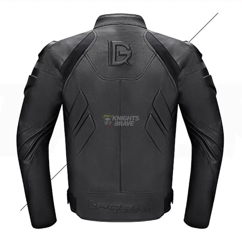 Leather Motorcycle Jacket Men Motorbike Riding Clothes Windproof Anti-Fall Motocross Jacket With Protective Gear Four Season
