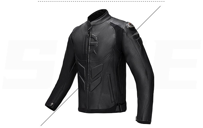 Leather Motorcycle Jacket Men Motorbike Riding Clothes Windproof Anti-Fall Motocross Jacket With Protective Gear Four Season Leather Motorcycle Jacket Men Motorbike Riding Clothes Windproof Anti-Fall Motocross Jacket With Protective Gear Four Season