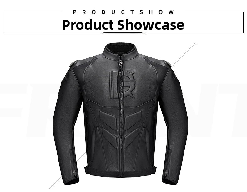 Leather Motorcycle Jacket Men Motorbike Riding Clothes Windproof Anti-Fall Motocross Jacket With Protective Gear Four Season Leather Motorcycle Jacket Men Motorbike Riding Clothes Windproof Anti-Fall Motocross Jacket With Protective Gear Four Season