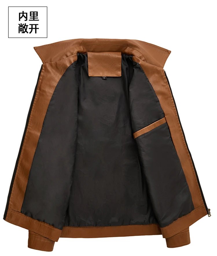 Luxury Men's Faux Leather Motorcycle Jacket Autumn Flip Collar Loose Street Motorbiker Men PU Leather Jackets Brand Man Clothing Luxury Men's Faux Leather Motorcycle Jacket Autumn Flip Collar Loose Street Motorbiker Men PU Leather Jackets Brand Man Clothing