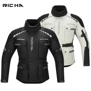 RICHA Motorcycle Jacket Pants Winter Warm Motocross Jackets Men Women Waterproof Windproof CE Anti-fall Off-Road Rally Clothing