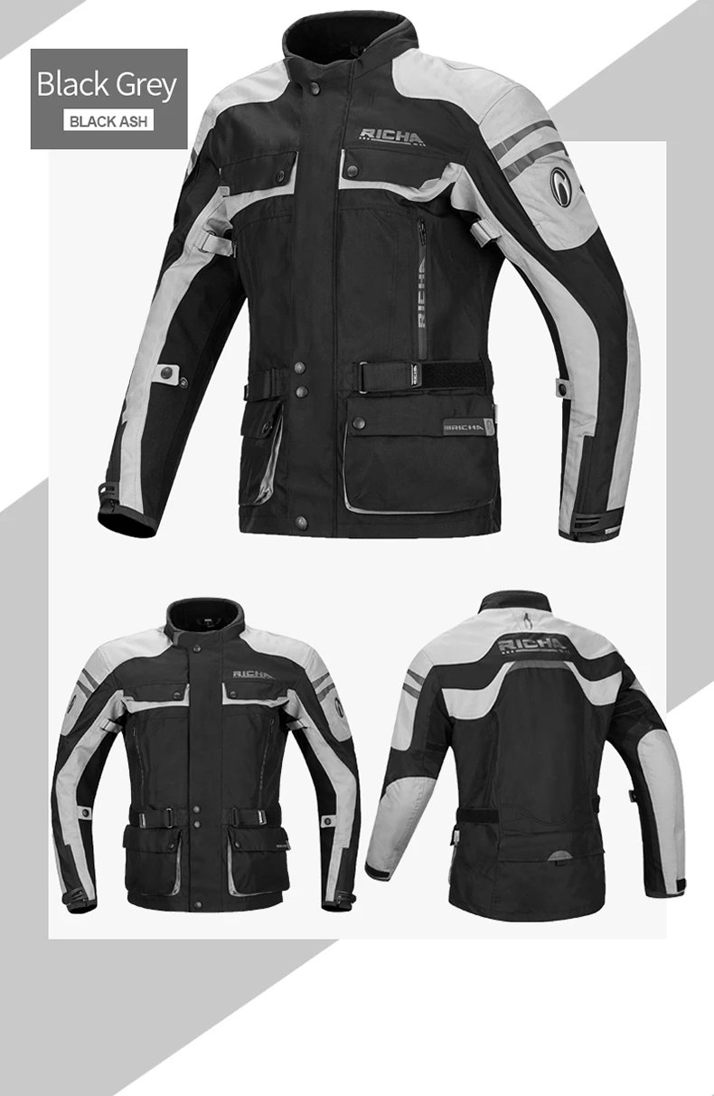 RICHA Motorcycle Jacket Pants Winter Warm Motocross Jackets Men Women Waterproof Windproof CE Anti-fall Off-Road Rally Clothing RICHA Motorcycle Jacket Pants Winter Warm Motocross Jackets Men Women Waterproof Windproof CE Anti-fall Off-Road Rally Clothing