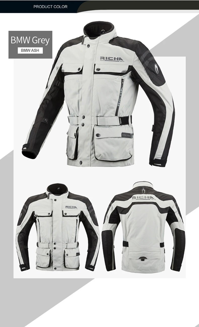 RICHA Motorcycle Jacket Pants Winter Warm Motocross Jackets Men Women Waterproof Windproof CE Anti-fall Off-Road Rally Clothing RICHA Motorcycle Jacket Pants Winter Warm Motocross Jackets Men Women Waterproof Windproof CE Anti-fall Off-Road Rally Clothing