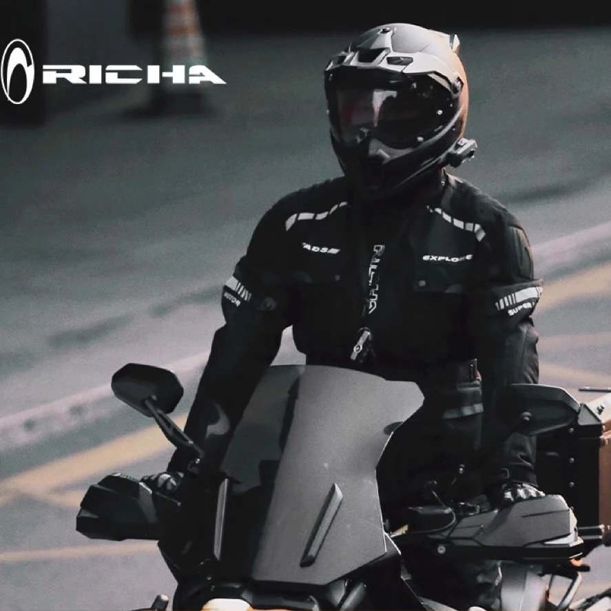 RICHA Motorcycle Jacket Pants Winter Warm Motocross Jackets Men Women Waterproof Windproof CE Anti-fall Off-Road Rally Clothing