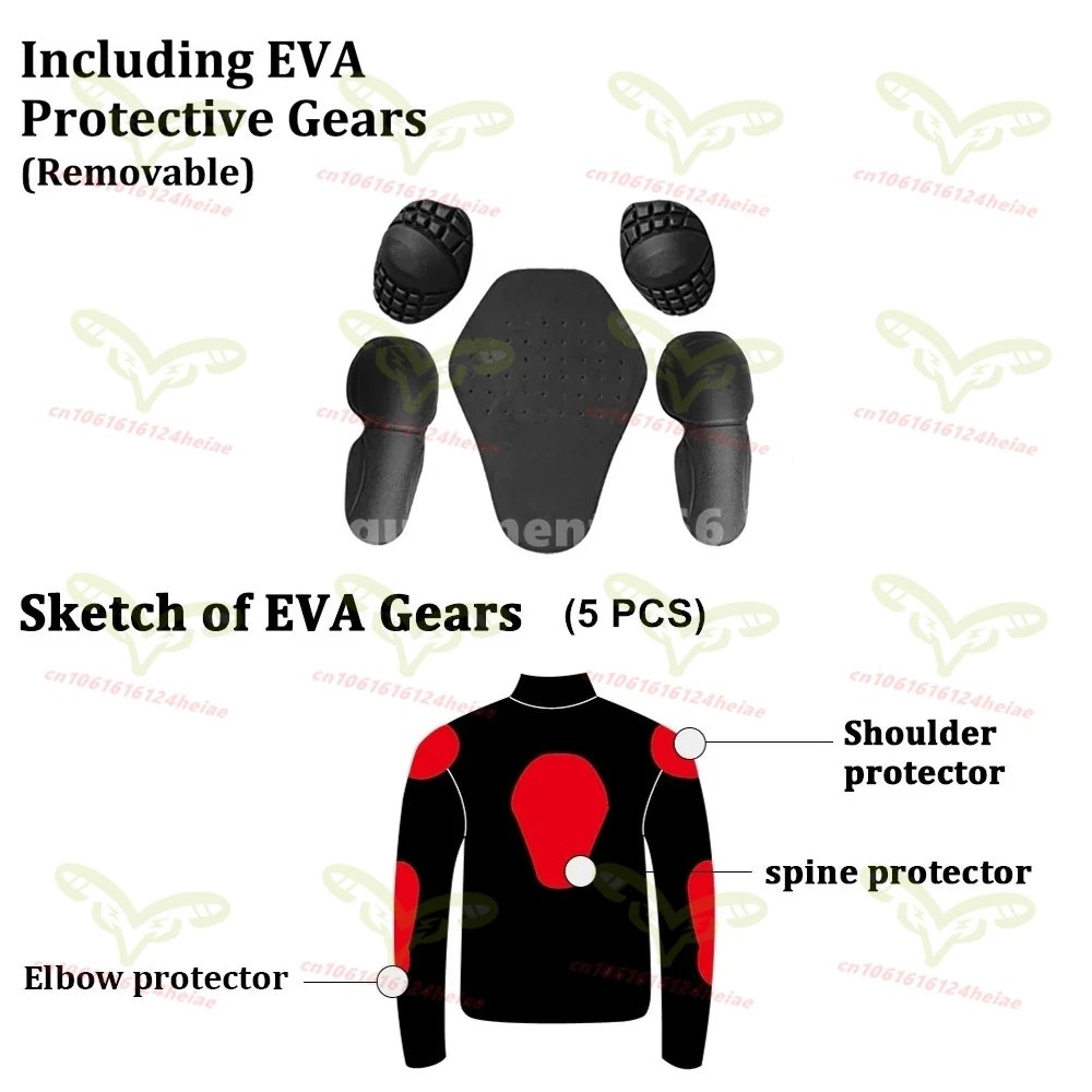 Summer Breathable Motorcycle Jacket for Men Woman Night High Visible Motorbike Riding Suits with 9pcs Protective Pads JK-21 Summer Breathable Motorcycle Jacket for Men Woman Night High Visible Motorbike Riding Suits with 9pcs Protective Pads JK-21