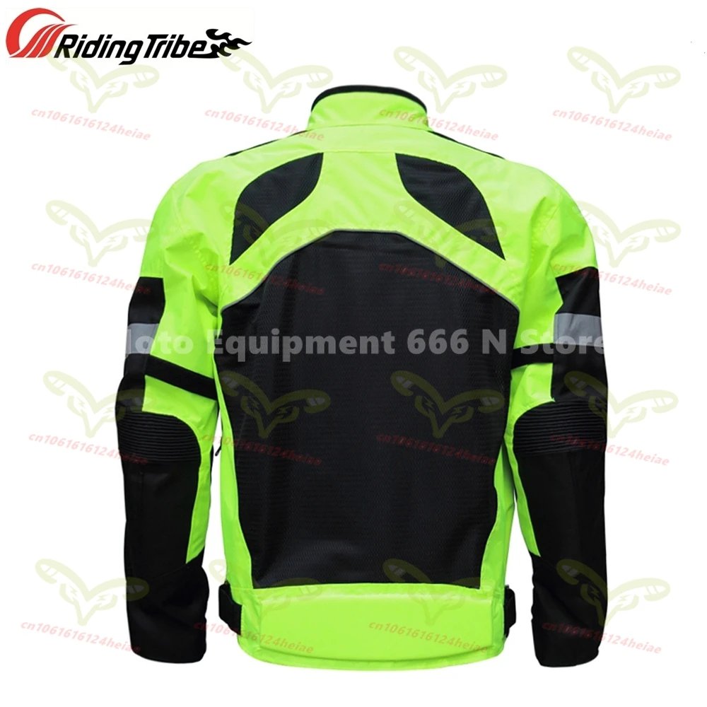 Summer Breathable Motorcycle Jacket for Men Woman Night High Visible Motorbike Riding Suits with 9pcs Protective Pads JK-21 Summer Breathable Motorcycle Jacket for Men Woman Night High Visible Motorbike Riding Suits with 9pcs Protective Pads JK-21