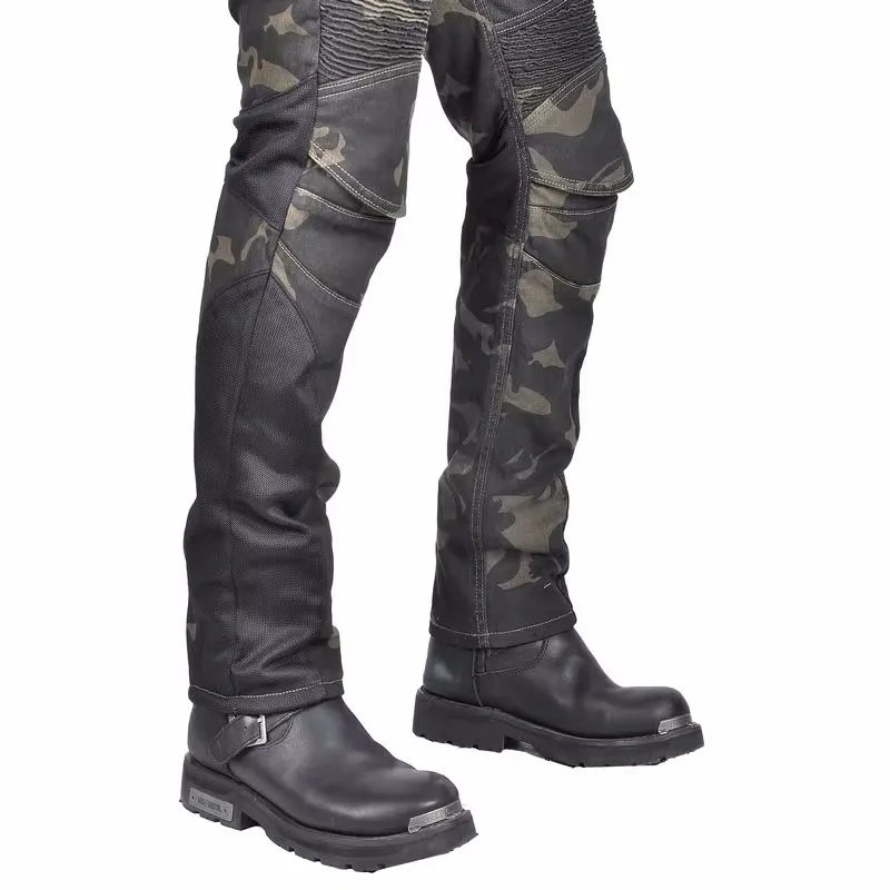 Camo Dual Spring Summer Riding Collection Classic Denim PK720 Motorcycle Pants Motocicleta Elastic Fit Jeans 4 Gears Choice
